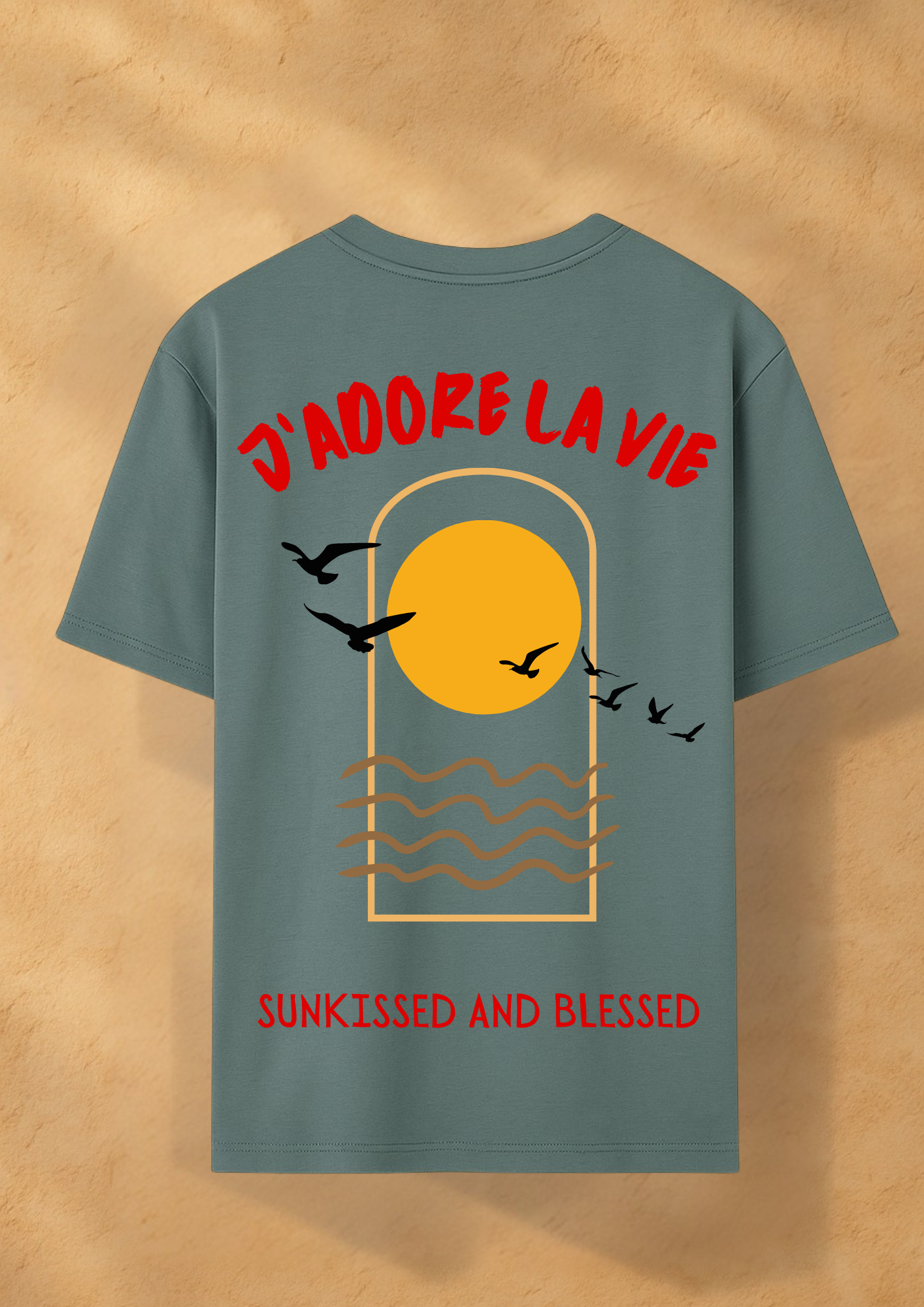 T-shirt Oversize Sunkissed