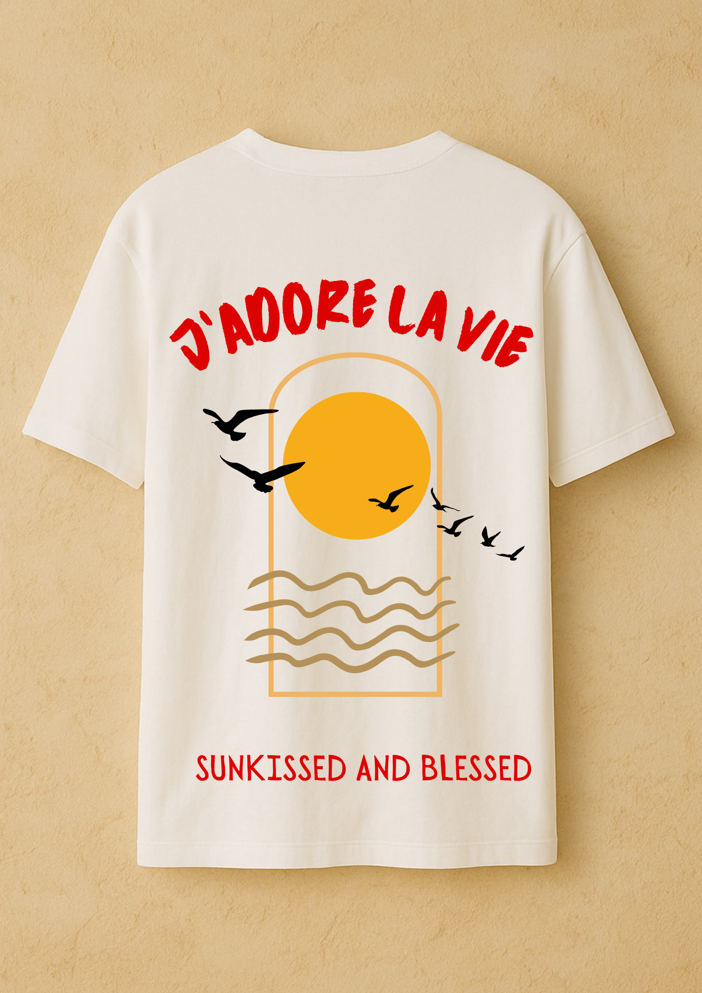 T-shirt Oversize Sunkissed