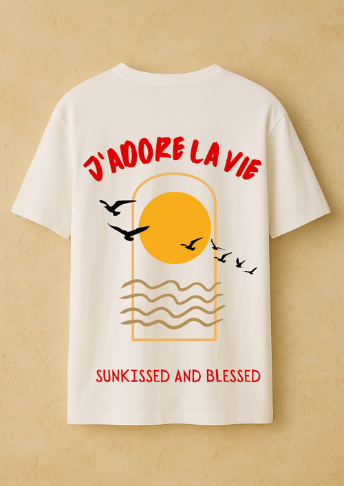 T-shirt Oversize Sunkissed